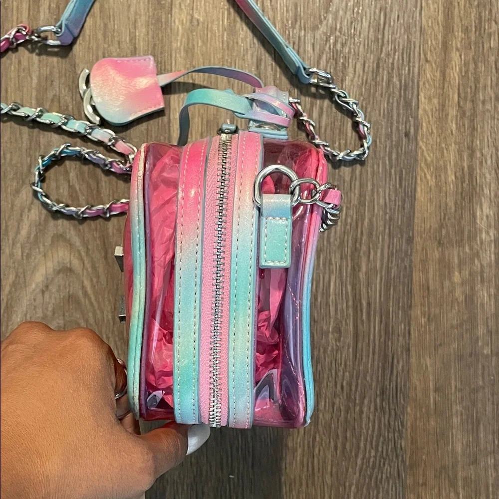 Colorful Transparent Crossbody Bag - Picture 2 of 10